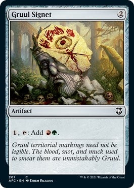 Image for Gruul Signet (207) [Adventures in the Forgotten Realms] - Magic: The Gathering