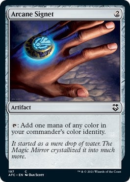 Image for Arcane Signet (197) [Adventures in the Forgotten Realms] - Magic: The Gathering
