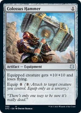 Image for Colossus Hammer (202) [Adventures in the Forgotten Realms] - Magic: The Gathering