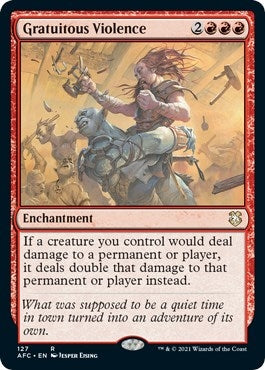Image for Gratuitous Violence (127) [Adventures in the Forgotten Realms] - Magic: The Gathering