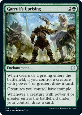 Image for Garruk's Uprising (159) [Adventures in the Forgotten Realms] - Magic: The Gathering