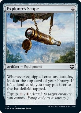 Image for Explorer's Scope (205) [Adventures in the Forgotten Realms] - Magic: The Gathering