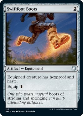 Image for Swiftfoot Boots (217) [Adventures in the Forgotten Realms] - Magic: The Gathering