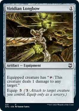 Image for Viridian Longbow (221) [Adventures in the Forgotten Realms] - Magic: The Gathering