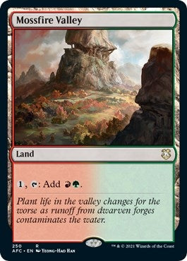 Image for Mossfire Valley (250) [Adventures in the Forgotten Realms] - Magic: The Gathering