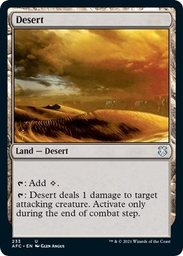 Image for Desert (233) [Adventures in the Forgotten Realms] - Magic: The Gathering