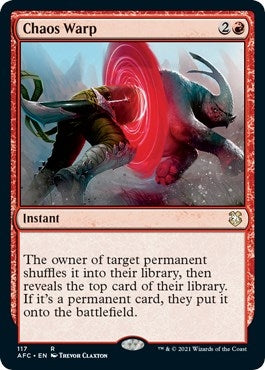Image for Chaos Warp (117) [Adventures in the Forgotten Realms] - Magic: The Gathering