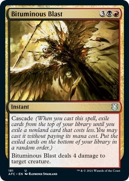 Image for Bituminous Blast (181) [Adventures in the Forgotten Realms] - Magic: The Gathering