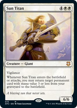 Image for Sun Titan (73) [Adventures in the Forgotten Realms] - Magic: The Gathering