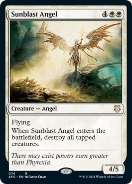 Image for Sunblast Angel (74) [Adventures in the Forgotten Realms] - Magic: The Gathering
