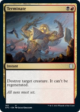 Image for Terminate (193) [Adventures in the Forgotten Realms] - Magic: The Gathering