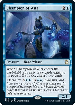 Image for Champion of Wits (80) [Adventures in the Forgotten Realms] - Magic: The Gathering