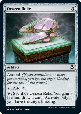 Orazca Relic (213) [Commander: Adventures in the Forgotten Realms]