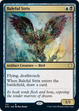 Image for Baleful Strix (177) [Adventures in the Forgotten Realms] - Magic: The Gathering
