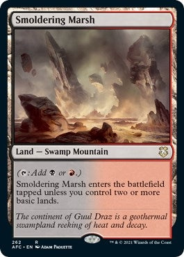 Image for Smoldering Marsh (262) [Adventures in the Forgotten Realms] - Magic: The Gathering