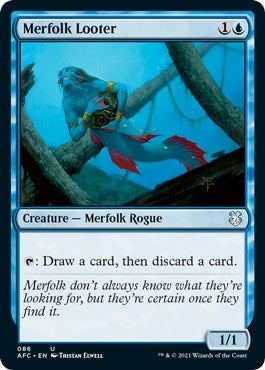 Image for Merfolk Looter (86) [Adventures in the Forgotten Realms] - Magic: The Gathering