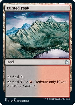 Tainted Peak (266) [Commander: Adventures in the Forgotten Realms]