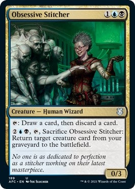 Image for Obsessive Stitcher (189) [Adventures in the Forgotten Realms] - Magic: The Gathering