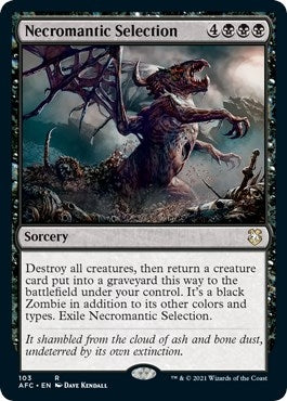 Image for Necromantic Selection (103) [Adventures in the Forgotten Realms] - Magic: The Gathering