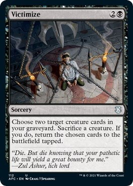 Image for Victimize (112) [Adventures in the Forgotten Realms] - Magic: The Gathering
