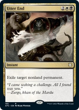 Image for Utter End (195) [Adventures in the Forgotten Realms] - Magic: The Gathering