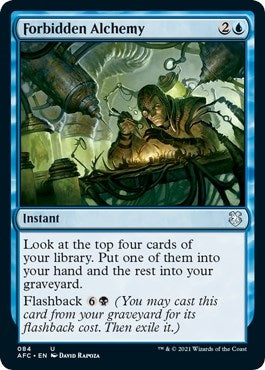Forbidden Alchemy (84) [Commander: Adventures in the Forgotten Realms]