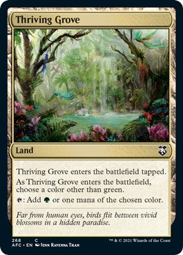 Image for Thriving Grove (268) [Adventures in the Forgotten Realms] - Magic: The Gathering