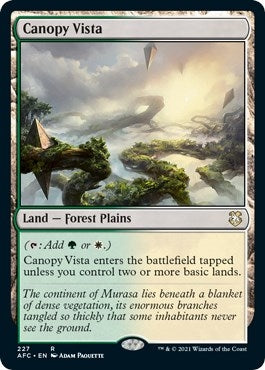 Image for Canopy Vista (227) [Adventures in the Forgotten Realms] - Magic: The Gathering