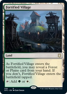 Image for Fortified Village (239) [Adventures in the Forgotten Realms] - Magic: The Gathering