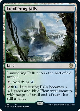 Image for Lumbering Falls (247) [Adventures in the Forgotten Realms] - Magic: The Gathering