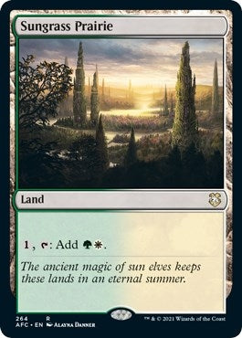 Image for Sungrass Prairie (264) [Adventures in the Forgotten Realms] - Magic: The Gathering