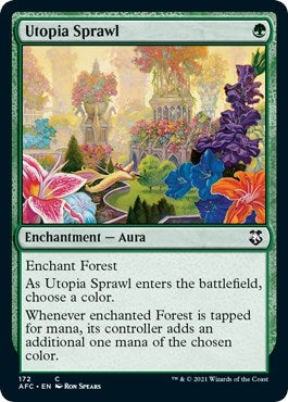 Image for Utopia Sprawl (172) [Adventures in the Forgotten Realms] - Magic: The Gathering