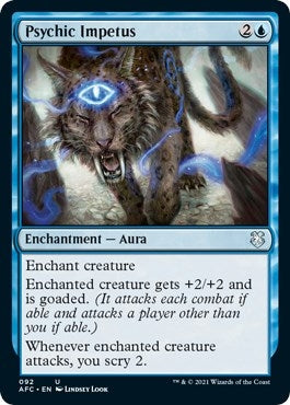 Image for Psychic Impetus (92) [Adventures in the Forgotten Realms] - Magic: The Gathering
