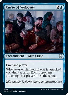 Image for Curse of Verbosity (82) [Adventures in the Forgotten Realms] - Magic: The Gathering