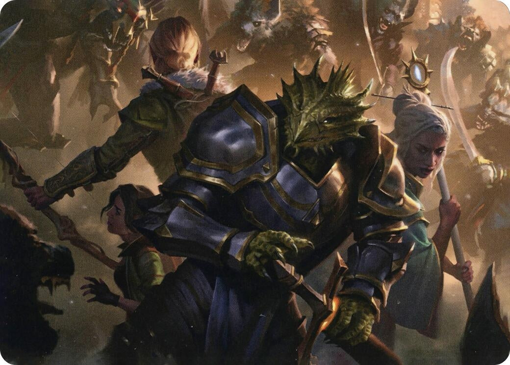 Image for You Come to the Gnoll Camp Art Card (42) [Adventures in the Forgotten Realms] - Magic: The Gathering