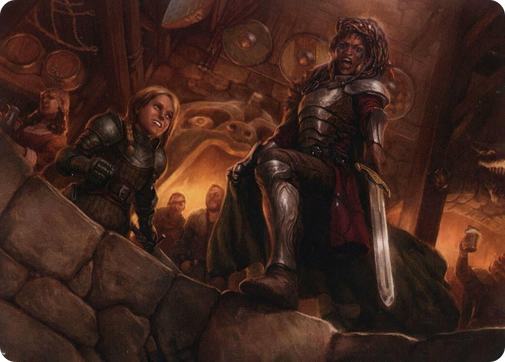 Image for Veteran Dungeoneer Art Card (36) [Adventures in the Forgotten Realms] - Magic: The Gathering