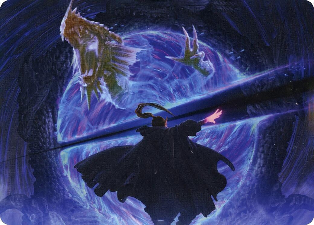Image for Bar the Gate Art Card (45) [Adventures in the Forgotten Realms] - Magic: The Gathering