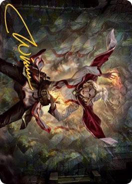 Image for Delina, Wild Mage Art Card (Gold-Stamped Signature) (31) [Adventures in the Forgotten Realms] - Magic: The Gathering