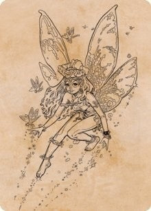 Image for Pixie Guide (Showcase) Art Card (78) [Adventures in the Forgotten Realms] - Magic: The Gathering
