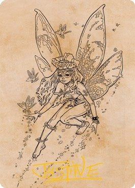 Image for Pixie Guide (Showcase) Art Card (Gold-Stamped Signature) (78) [Adventures in the Forgotten Realms] - Magic: The Gathering