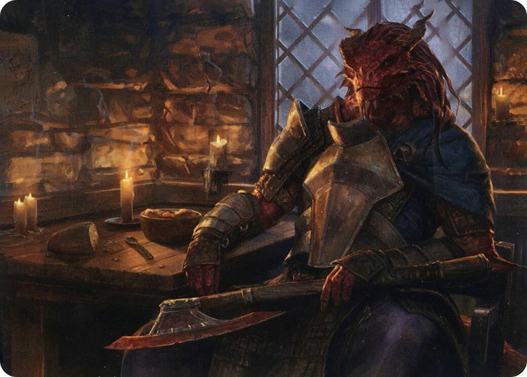 Image for Jaded Sell-Sword Art Card (47) [Adventures in the Forgotten Realms] - Magic: The Gathering