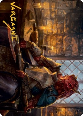 Image for Jaded Sell-Sword Art Card (Gold-Stamped Signature) (47) [Adventures in the Forgotten Realms] - Magic: The Gathering