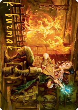 Wish Art Card (Gold-Stamped Signature) (50) [Art Series: Adventures in the Forgotten Realms]