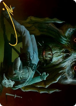 Image for Power Word Kill Art Card (Gold-Stamped Signature) (35) [Adventures in the Forgotten Realms] - Magic: The Gathering