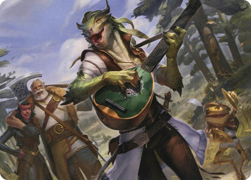 Image for Wandering Troubadour Art Card (64) [Adventures in the Forgotten Realms] - Magic: The Gathering