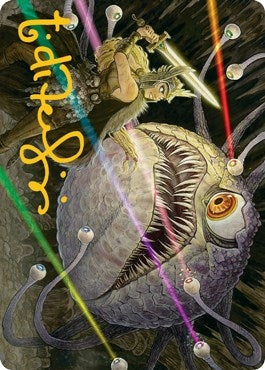 Image for Hive of the Eye Tyrant Art Card (Gold-Stamped Signature) (53) [Adventures in the Forgotten Realms] - Magic: The Gathering