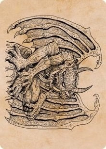 Image for Cloister Gargoyle (Showcase) Art Card (65) [Adventures in the Forgotten Realms] - Magic: The Gathering