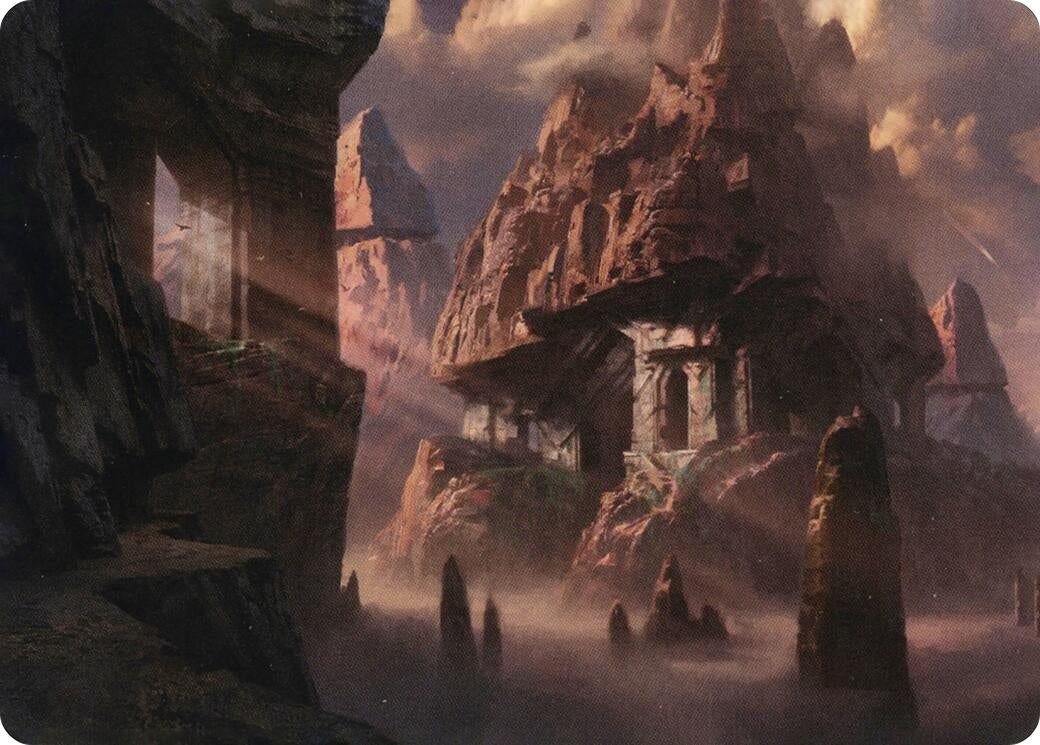 Mountain (62/81) Art Card (62) [Art Series: Adventures in the Forgotten Realms]