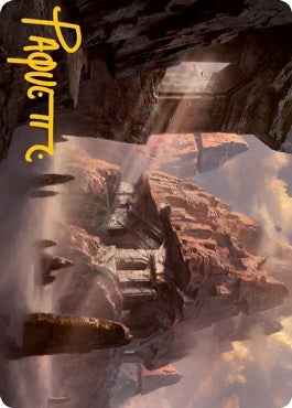 Image for Mountain (62/81) Art Card (Gold-Stamped Signature) (62) [Adventures in the Forgotten Realms] - Magic: The Gathering