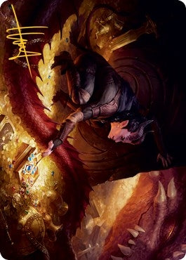Image for Hoard Robber Art Card (Gold-Stamped Signature) (41) [Adventures in the Forgotten Realms] - Magic: The Gathering